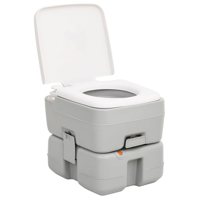 Afbeelding laden in galerijviewer, VidaXL Campingtoilet en wasbak draagbaar
