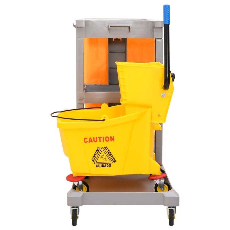 ギャラリービューアに画像をロードする, VidaXL Schoonmaaktrolley met dweilemmer polypropeen

