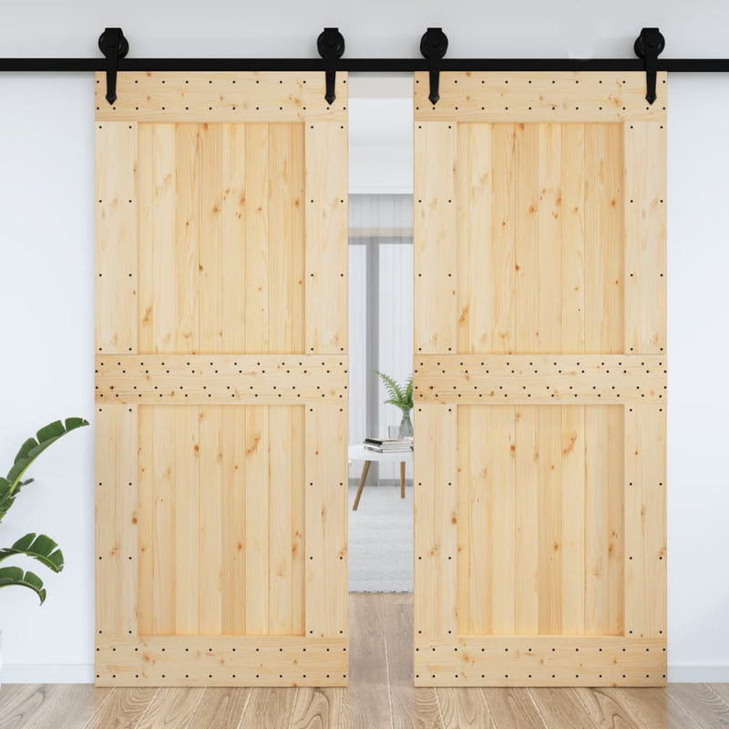 Afbeelding laden in galerijviewer, Vidaxl deur narvik 95x210 cm massief grenenhout

