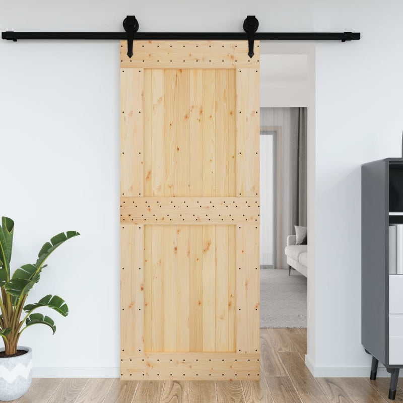 Afbeelding laden in galerijviewer, Vidaxl deur narvik 95x210 cm massief grenenhout
