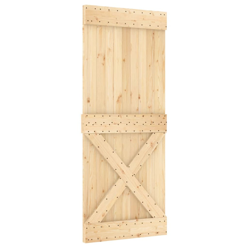Load image into Gallery viewer, VidaXL Deur NARVIK 85x210 cm massief grenenhout
