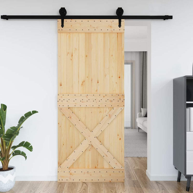 ギャラリービューアに画像をロードする, Vidaxl deur narvik 95x210 cm massief grenenhout
