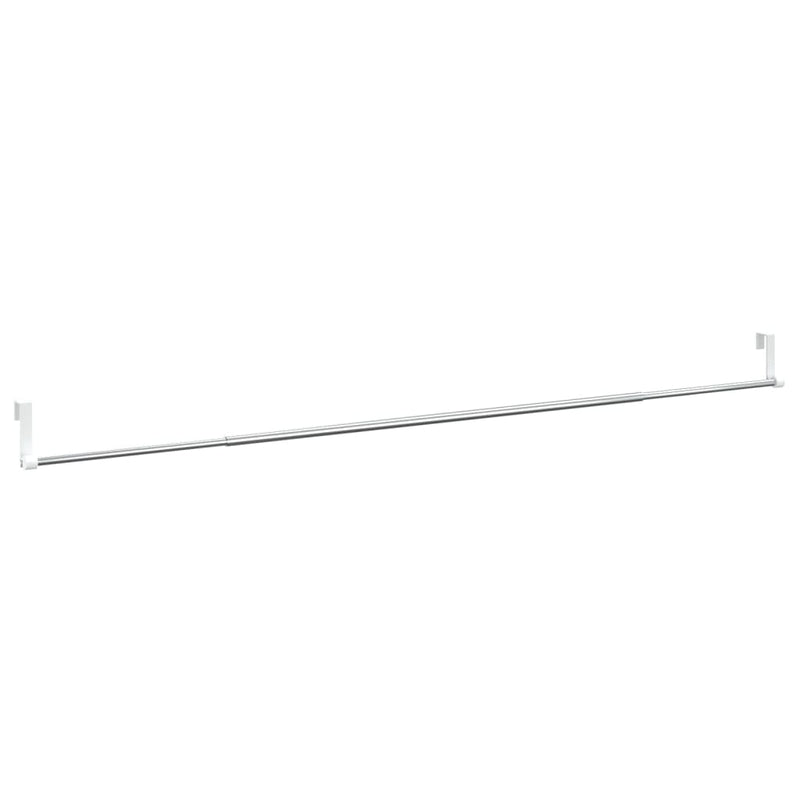 Load image into Gallery viewer, Vidaxl gordijnrails 2 st 90-135 cm aluminium wit en zilverkleurig
