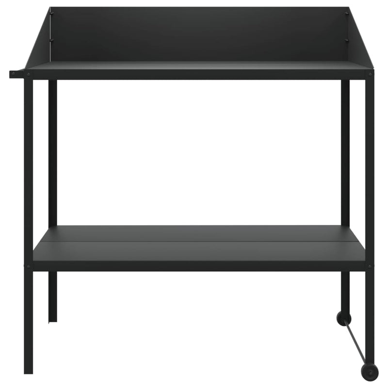 Load image into Gallery viewer, Vidaxl plantenstandaard 100x54,5x100 cm verzinkt staal antracietkleur
