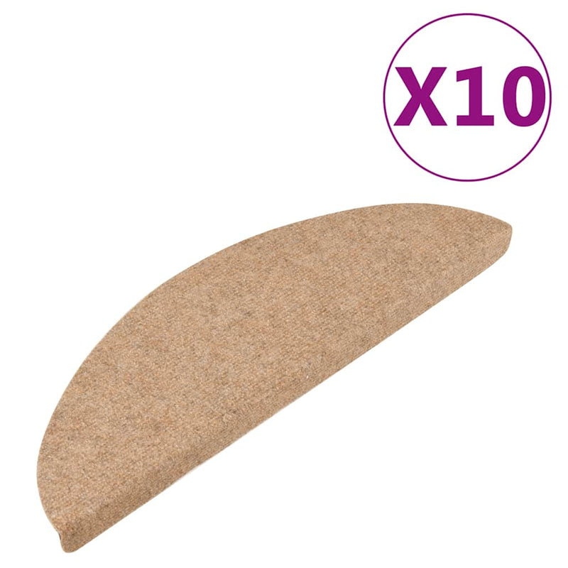 Load image into Gallery viewer, Vidaxl trapmatten zelfklevend 10 st 56x17x3 cm beige
