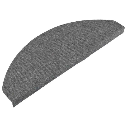Vidaxl trapmatten zelfklevend 10 st 65x22,5x3,5 cm grijs
