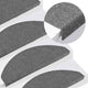 Vidaxl trapmatten zelfklevend 10 st 65x22,5x3,5 cm grijs