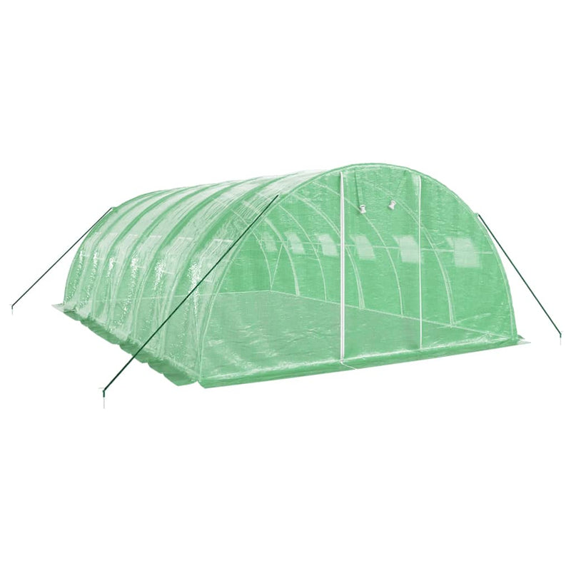 Load image into Gallery viewer, VidaXL Tuinkas met stalen frame 24 m² 6x4x2 m groen
