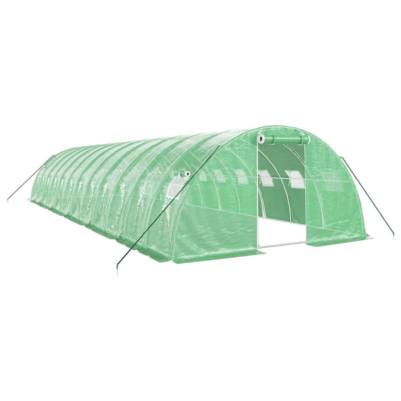 Load image into Gallery viewer, VidaXL Tuinkas met stalen frame 48 m² 12x4x2 m groen
