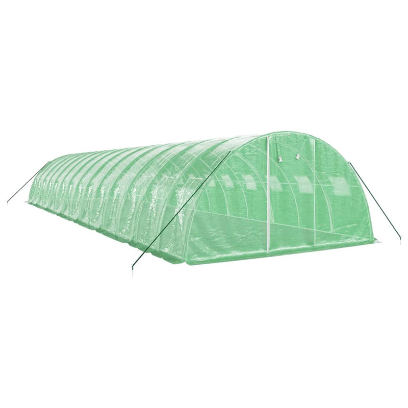 Load image into Gallery viewer, VidaXL Tuinkas met stalen frame 56 m² 14x4x2 m groen
