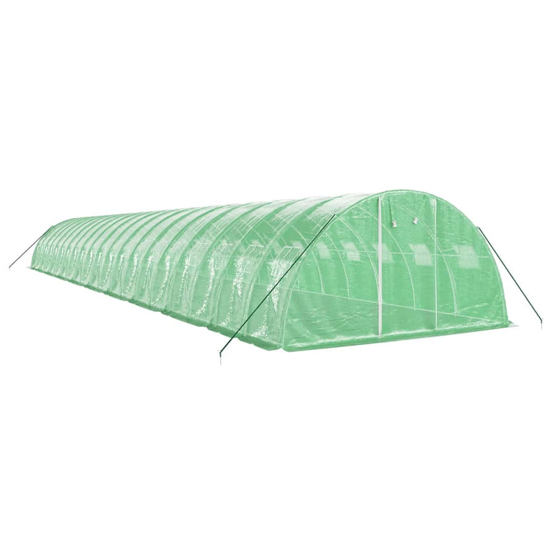 Load image into Gallery viewer, VidaXL Tuinkas met stalen frame 80 m² 20x4x2 m groen

