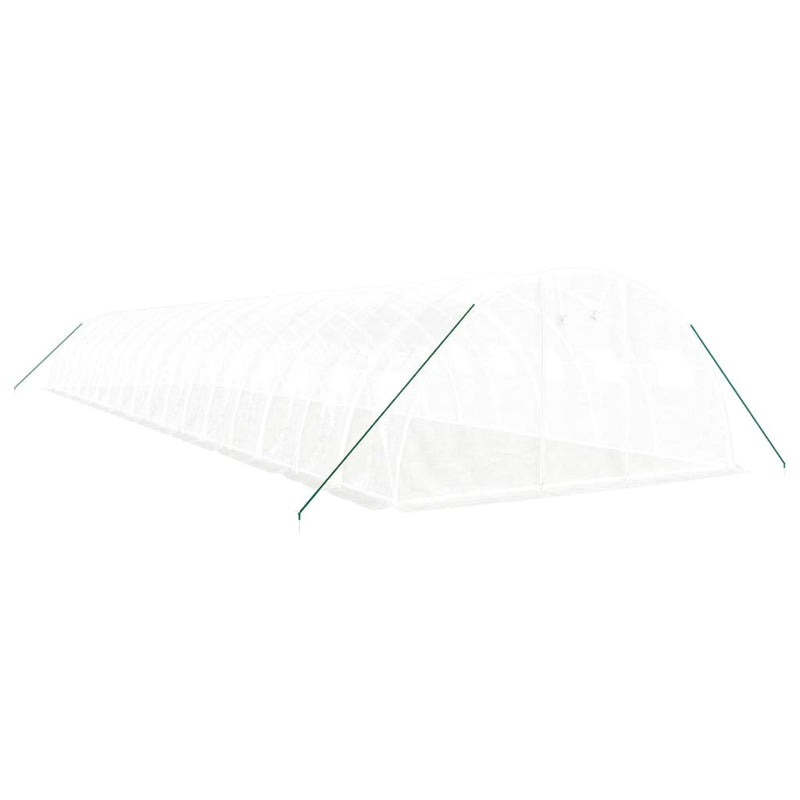 Load image into Gallery viewer, VidaXL Tuinkas met stalen frame 72 m² 18x4x2 m wit
