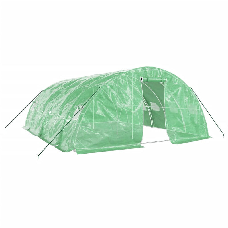 Load image into Gallery viewer, VidaXL Tuinkas met stalen frame 30 m² 6x5x2,3 m groen
