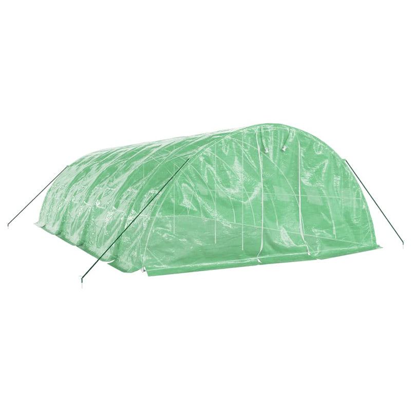 Load image into Gallery viewer, VidaXL Tuinkas met stalen frame 40 m² 8x5x2,3 m groen
