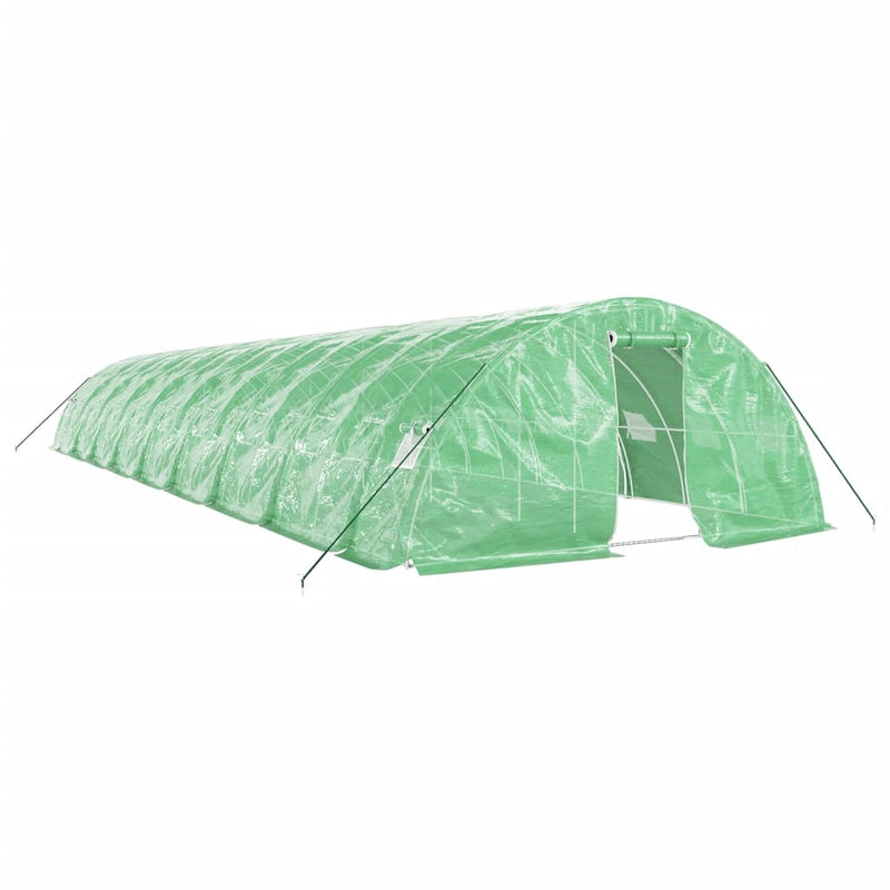 Load image into Gallery viewer, VidaXL Tuinkas met stalen frame 90 m² 18x5x2,3 m groen
