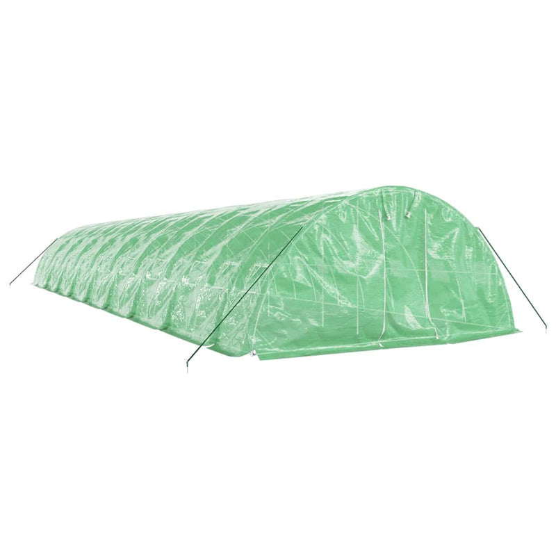 Load image into Gallery viewer, VidaXL Tuinkas met stalen frame 90 m² 18x5x2,3 m groen
