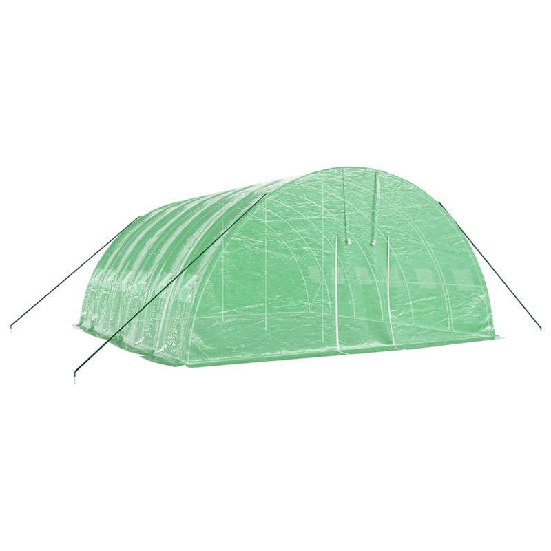 Load image into Gallery viewer, VidaXL Tuinkas met stalen frame 36 m² 6x6x2,85 m groen
