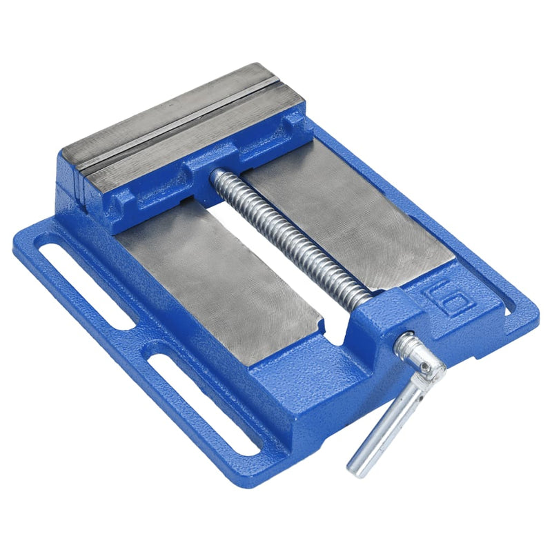 Load image into Gallery viewer, Vidaxl bankschroef voor kolomboormachine 150 mm gietijzer blauw
