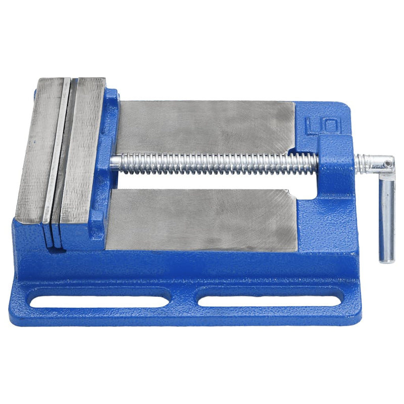 Load image into Gallery viewer, Vidaxl bankschroef voor kolomboormachine 150 mm gietijzer blauw

