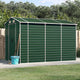 VidaXL Tuinschuur 191x300x198 cm gegalvaniseerd staal groen