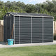 VidaXL Tuinschuur 191x300x198 cm gegalvaniseerd staal antracietkleurig