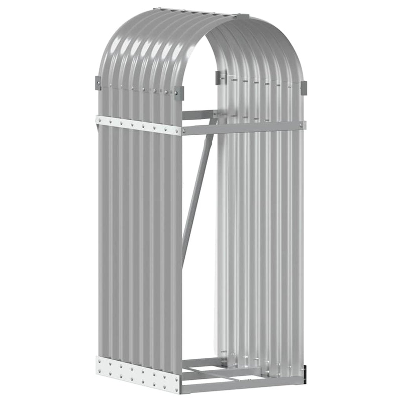 Load image into Gallery viewer, Vidaxl haardhoutopslag 40x45x100 cm gegalvaniseerd staal lichtgrijs
