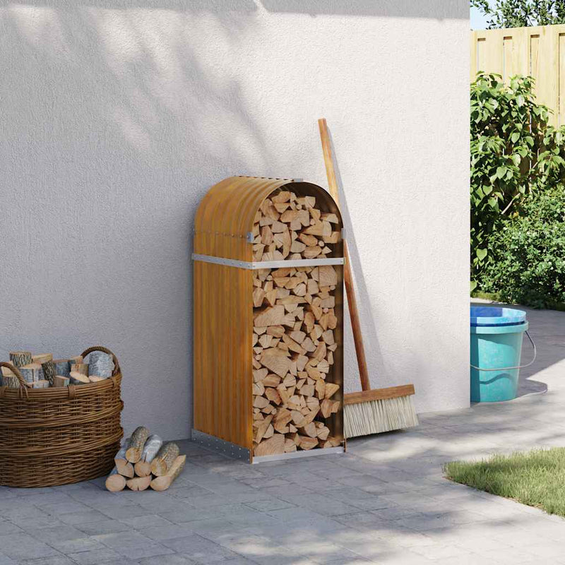 Load image into Gallery viewer, Vidaxl haardhoutopslag 40x45x100 cm gegalvaniseerd staal lichtbruin
