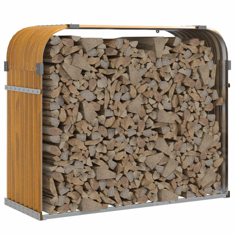 Load image into Gallery viewer, Vidaxl haardhoutopslag 120x45x100 cm gegalvaniseerd staal houtlook

