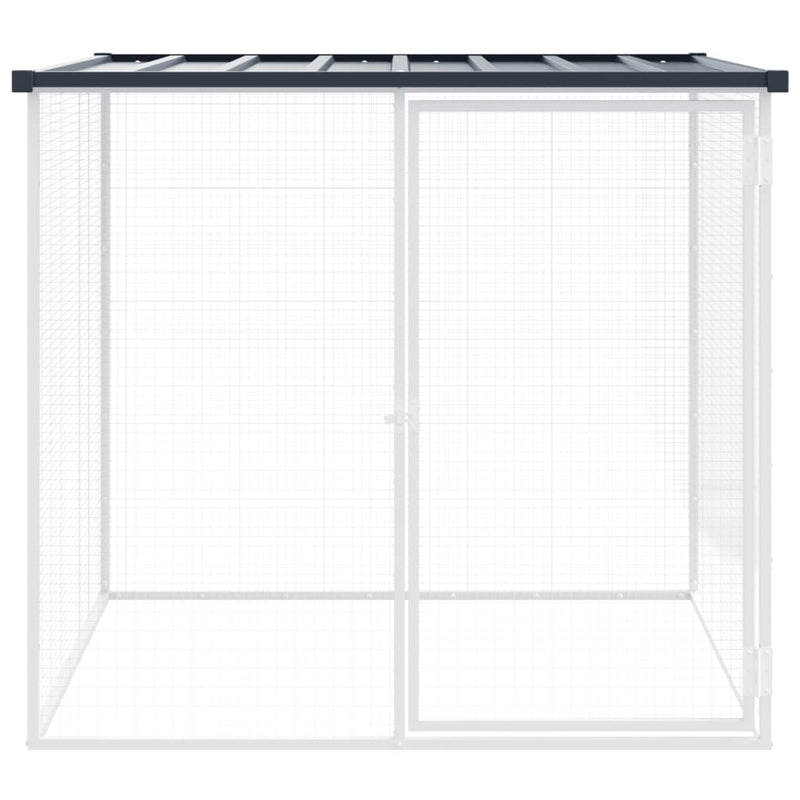Load image into Gallery viewer, Vidaxl kippenhok met dak 103x98x90 cm gegalvaniseerd staal antraciet
