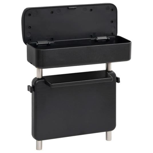 Vidaxl armsteun universeel 23x8x(30-38) cm abs zwart