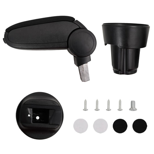 Vidaxl armsteun 13x33x(33-49) cm abs zwart