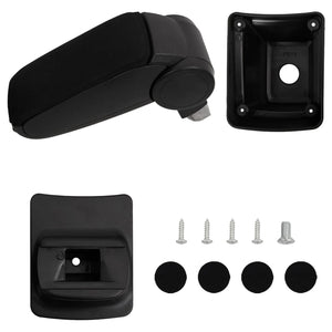 Vidaxl armsteun 13x33x(31-48) cm abs zwart