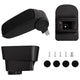 Vidaxl auto-armsteun 11x35x(32-49) cm abs zwart