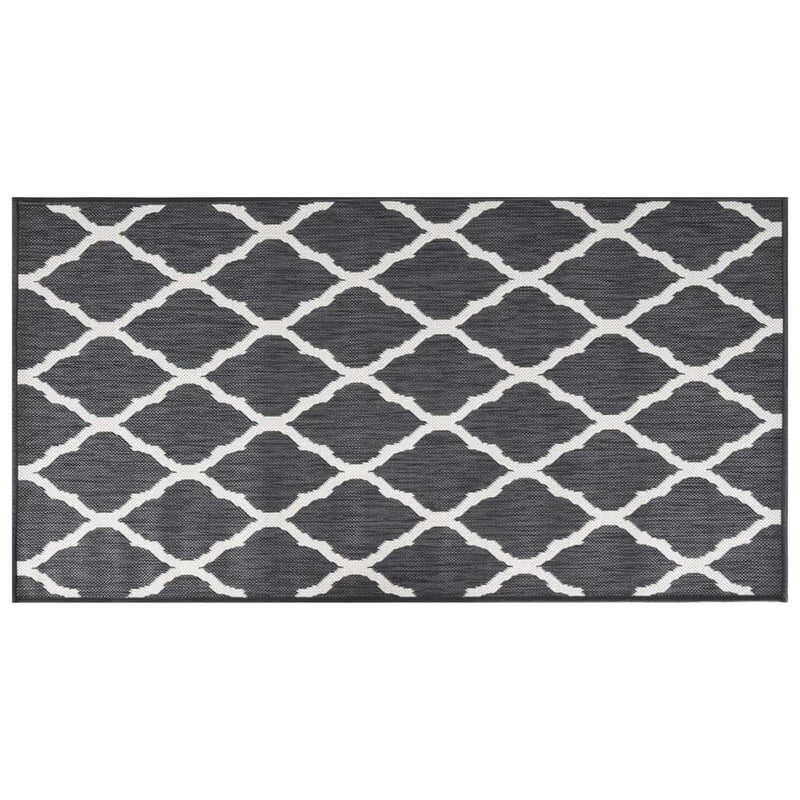 Load image into Gallery viewer, Vidaxl buitenkleed omkeerbaar 80x150 cm grijs en wit
