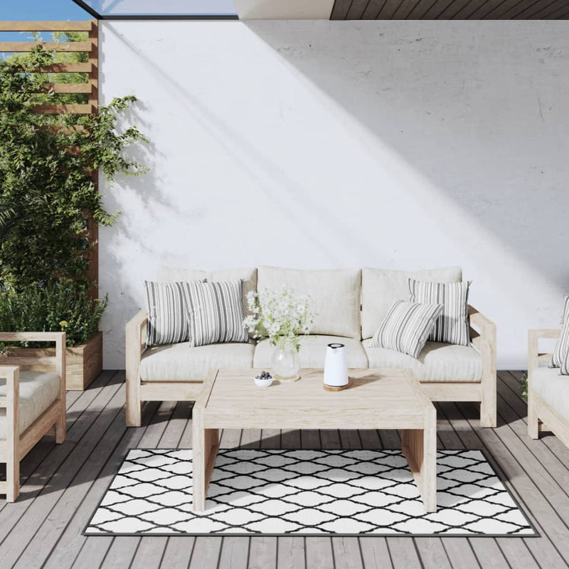 Load image into Gallery viewer, Vidaxl buitenkleed omkeerbaar 80x150 cm grijs en wit

