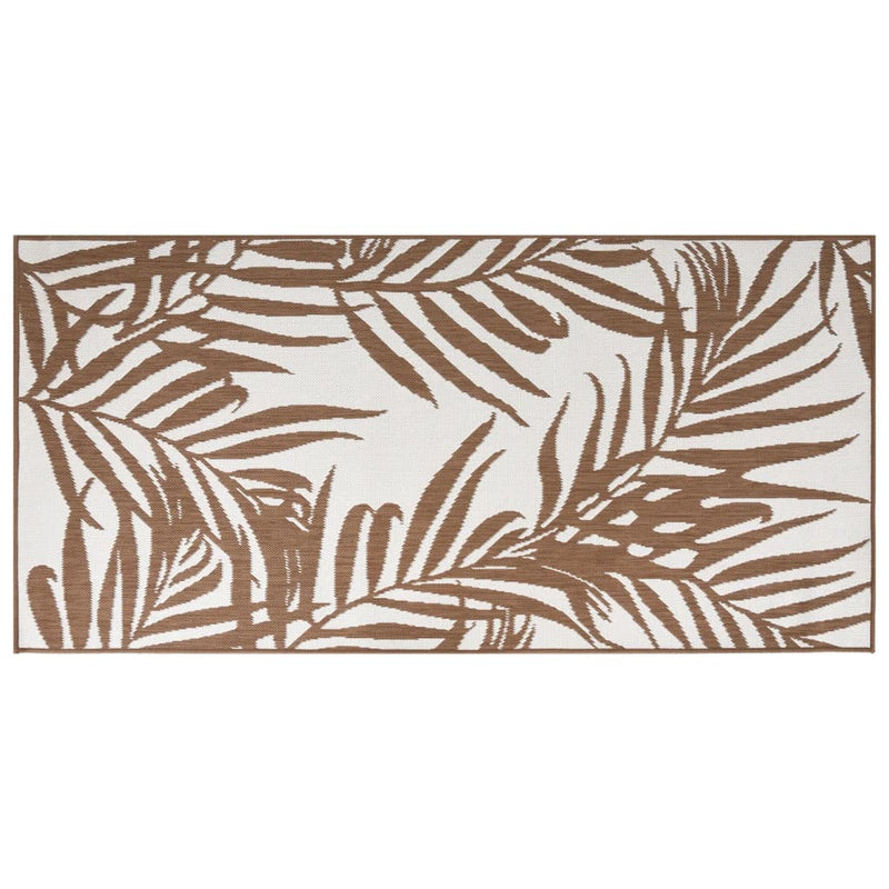Load image into Gallery viewer, Vidaxl buitenkleed omkeerbaar 80x150 cm bruin en wit
