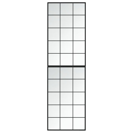 Vidaxl wandspiegels 2 st 100x60 cm metaal zwart