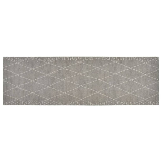 Vidaxl keukenmat wasbaar geruit 60x180 cm fluweel