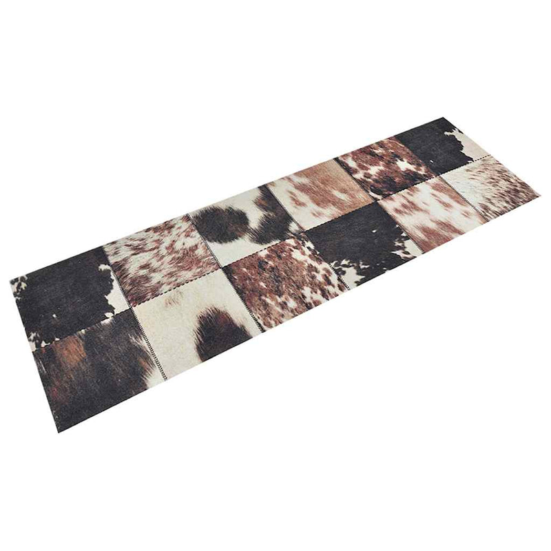 Load image into Gallery viewer, Vidaxl keukenmat wasbaar dierenhuidprint 60x180 cm fluweel
