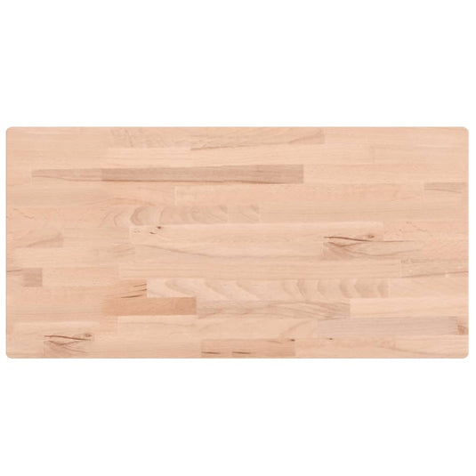 Vidaxl wastafelblad 100x50x1,5 cm massief beukenhout