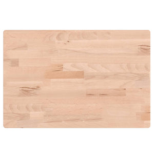 Vidaxl wastafelblad 60x40x1,5 cm massief beukenhout