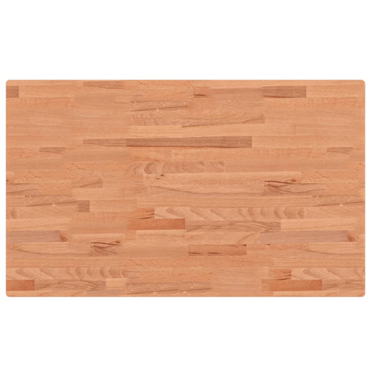 Vidaxl wastafelblad 100x60x2,5 cm massief beukenhout