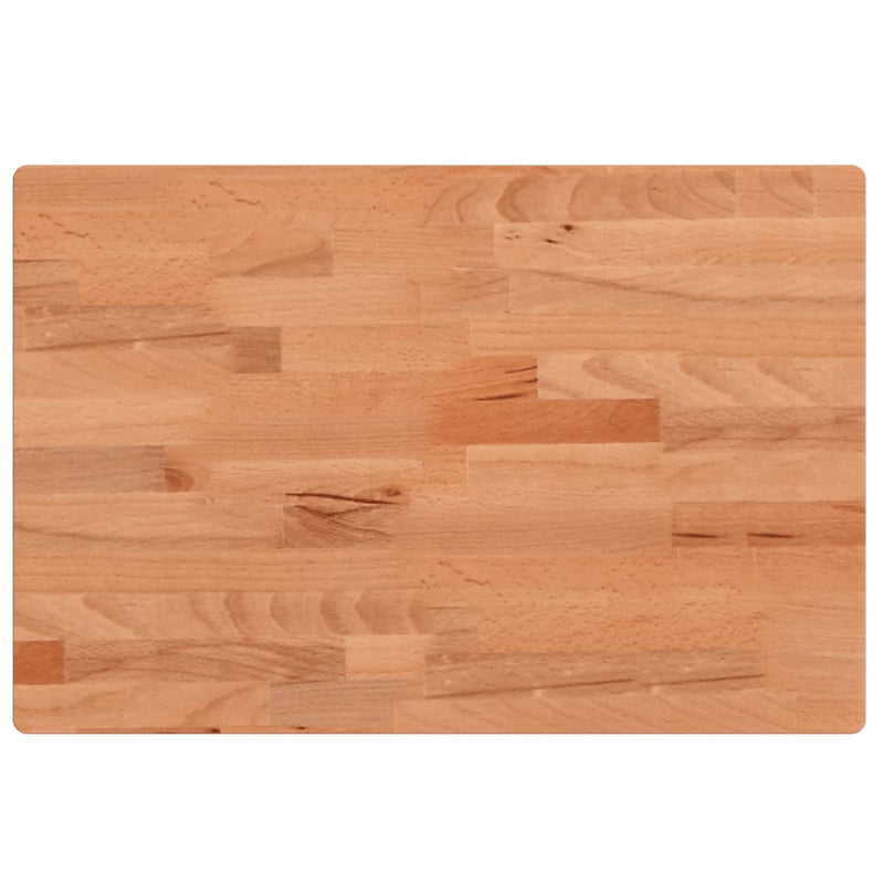 Afbeelding laden in galerijviewer, Vidaxl wastafelblad 60x40x4 cm massief beukenhout

