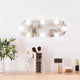 Vidaxl wandspiegel met led's ovaal 15x40 cm glas