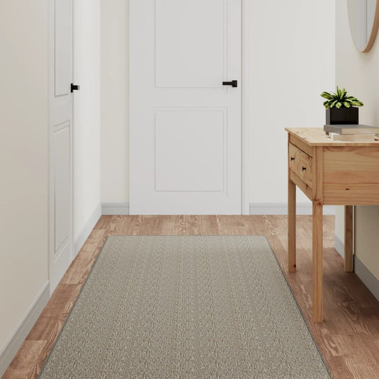 Vidaxl tapijtloper 80x250 cm sisal-look platina