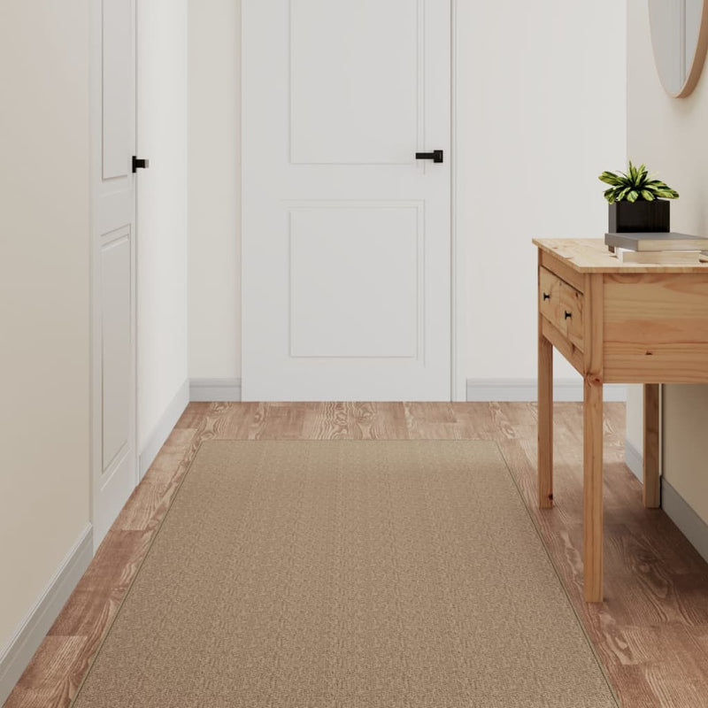 Load image into Gallery viewer, Vidaxl tapijtloper 80x300 cm sisal-look zandkleurig
