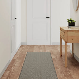 Vidaxl tapijtloper 50x150 cm sisal-look zilverkleurig