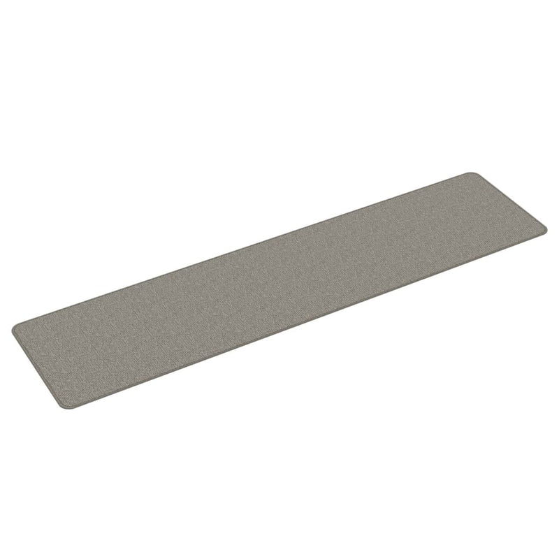 Load image into Gallery viewer, Vidaxl tapijtloper 50x200 cm sisal-look zilverkleurig
