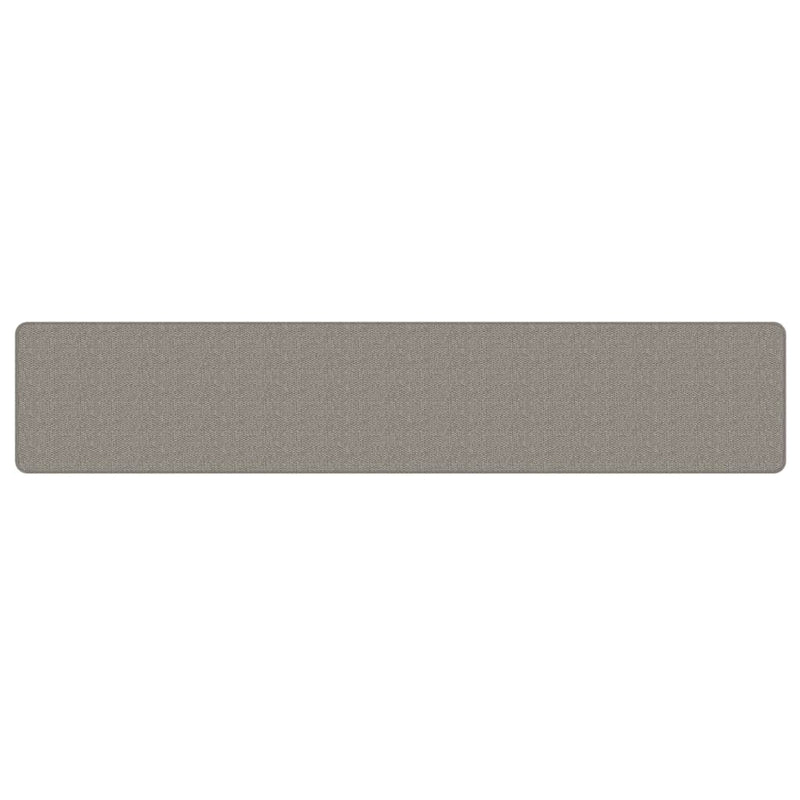 Load image into Gallery viewer, Vidaxl tapijtloper 50x250 cm sisal-look zilverkleurig
