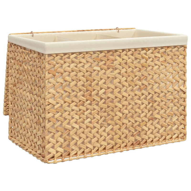 Load image into Gallery viewer, Vidaxl wasmand met 3 vakken 75x42,5x52 cm waterhyacint
